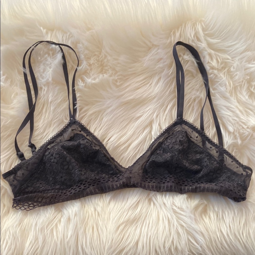 Victoria's Secret Black Minimalist Bralette